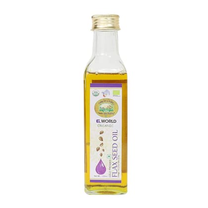 Elworld Agro & Organic Food Products Flaxseed (Alsi / Teesi) Oil 200ml Elworld Agro & Organic Food Products Flaxseed (Alsi / Teesi) Oil 200ml