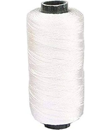 PE - Nylon Thread for Beads and Jewellery Making (White) - Pack of 3