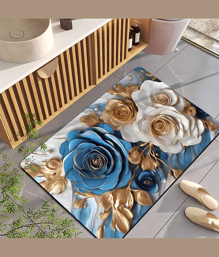 mahek accessories Set of 1 Anti-skid Rubber Door Mat ( 40 X 60 cm ) Assorted