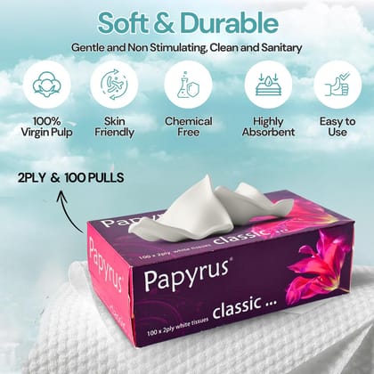 Ultra Soft Face Tissue Wipes Box | 200 sheets - 1 Box (Sale)
