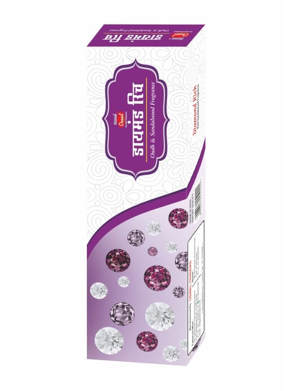 DIAMOND RICH, LONG LASTING FRAGRANCE, PREMIUM OOTH & SANDLE FRAGRANCE (Packaging-Premium 90g Box,Fragrance-Sandalwood)