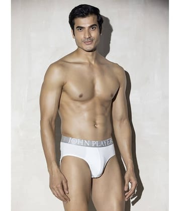 John Players White John Players Briefs Cotton Men's Briefs ( Pack of 1 )