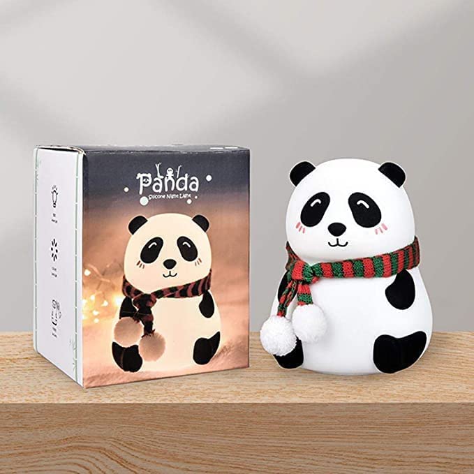 Touch Silicone Panda Light – Night Light for Kids, Girls & Boys | Cute Bedroom Decor for Women | Valentine Special
