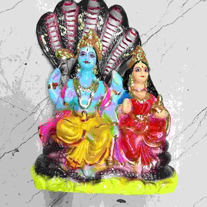 Clay Laxmi Narayan Idols Handicrafts
