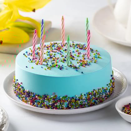 Heavenly Vanilla Cream Cake Eggless 1 Kg