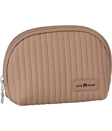 Jewellery Organiser PU Leather Zipper Portable Storage Box with Divider Container