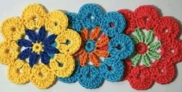 Handwoven Yarn Coasters