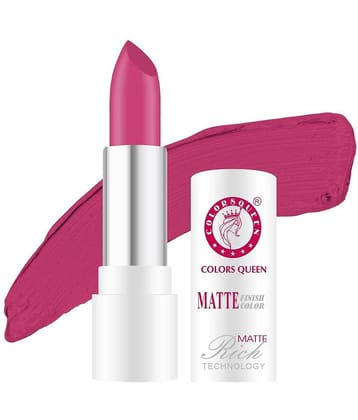 Colors Queen Rich Color Matte Finish Lisptick 3g, (Shade - 20)
