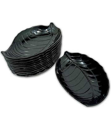 Inpro 12 Pcs Melamine Black Platter