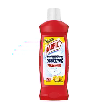 Harpic Disinfectant Bathroom Cleaner, Lemon Fresh, 200 ml