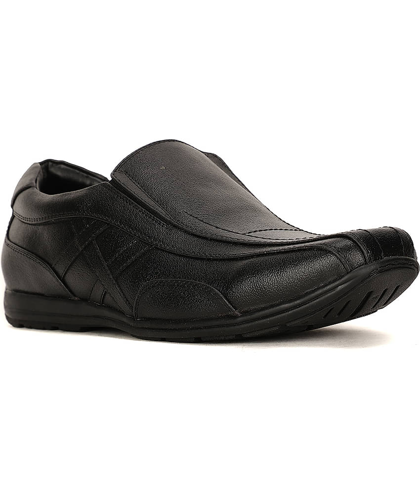 Bata Black Men's Slip On Formal Shoes