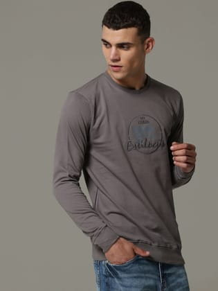 Shadow Steel Dark Grey Sweatshirt-S / Light Grey