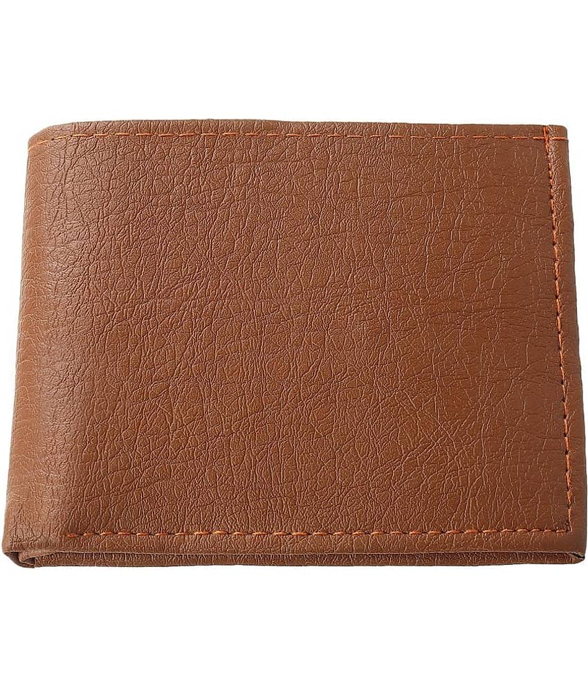Clock21 - Brown Leather Men's Two Fold Wallet ( Pack of 1 )