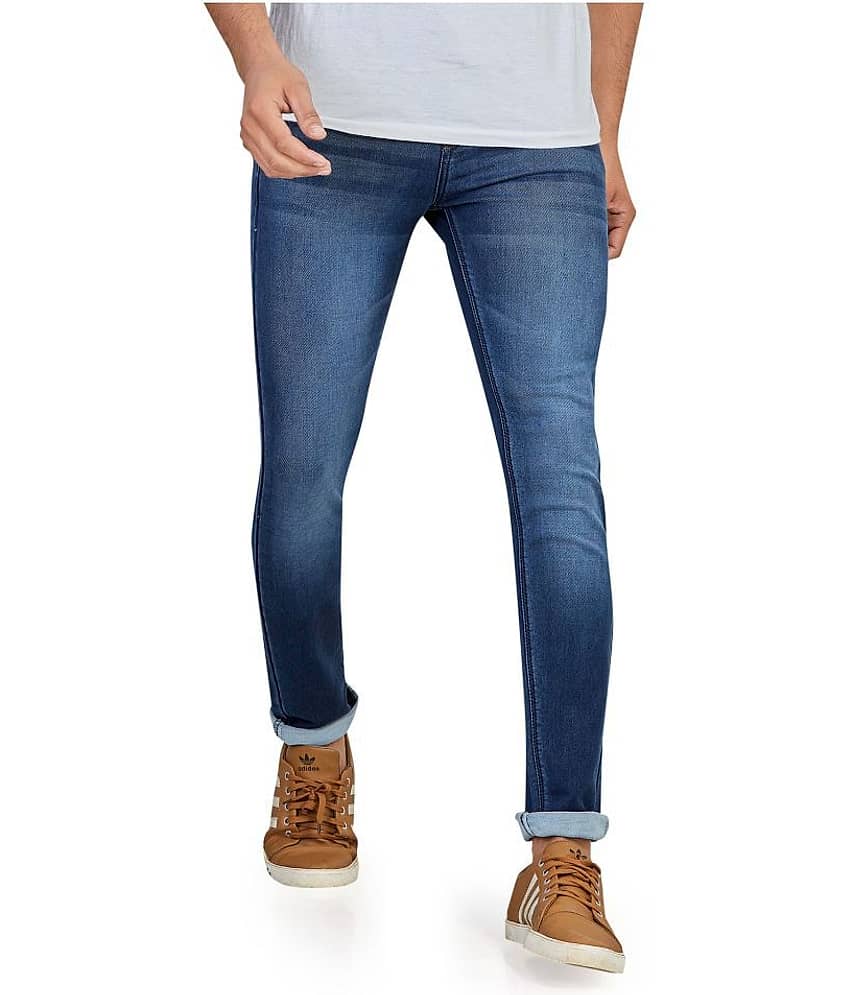 HJ HASASI Blue Regular Fit Jeans