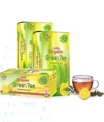 Jolly Herbal Organic Green Tea Powder 3 Gm Pack of 3