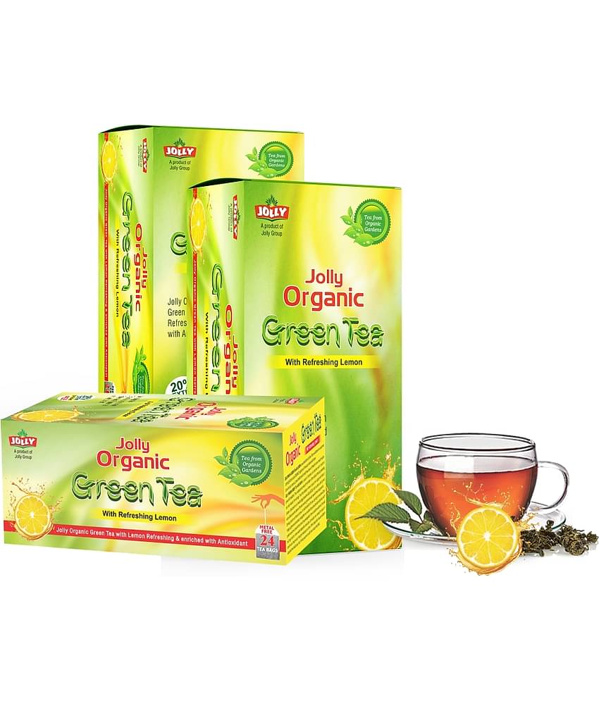 Jolly Herbal Organic Green Tea Powder 3 Gm Pack of 3
