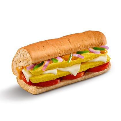 Cheesy Omelette Sandwich (15cm)