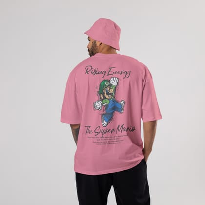 Colorful MARIO Oversized T-Shirts: Onion: Umami Hue-S / Cotton / Onion