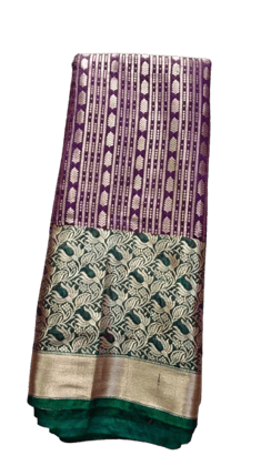 Elegant Blue Mixed Colour Saree Set with Blouse