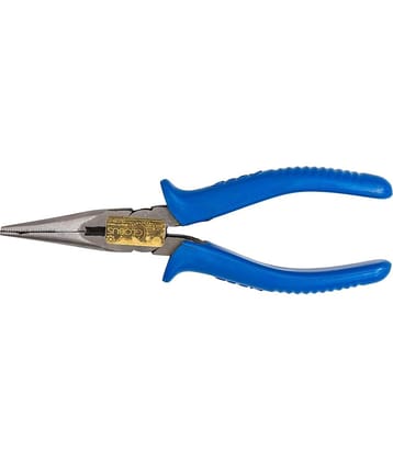 GLOBUS 502- LONG NOSE PLIER 7'' ( 175MM ) PLIER FOR ELECTRICAL WORK / CUTTING PLIER / PLIER FOR HOME AND PROFESSIONAL USE/ NEEDLE NOSE PLIER / STEEL LONG NOSE PLIER SINGLE COLOUR SLEEVE