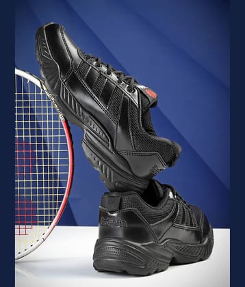 Action - Black Boy's School Shoes ( 1 Pair )