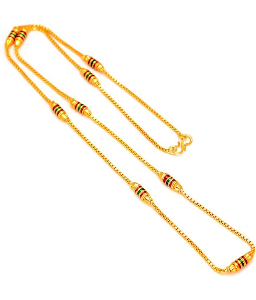 Jewarhaat Gold Plated Chain ( Set of 1 )