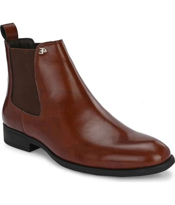 El Paso Brown Men's Chelsea Boots