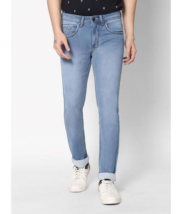 HJ HASASI - Blue Cotton Regular Fit Men's Jeans ( Pack of 1 )
