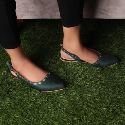 The Misty Breezy Valentino In Green-36
