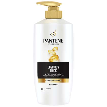 Pantene Hair Science Luscious Thick Shampoo, 650ml