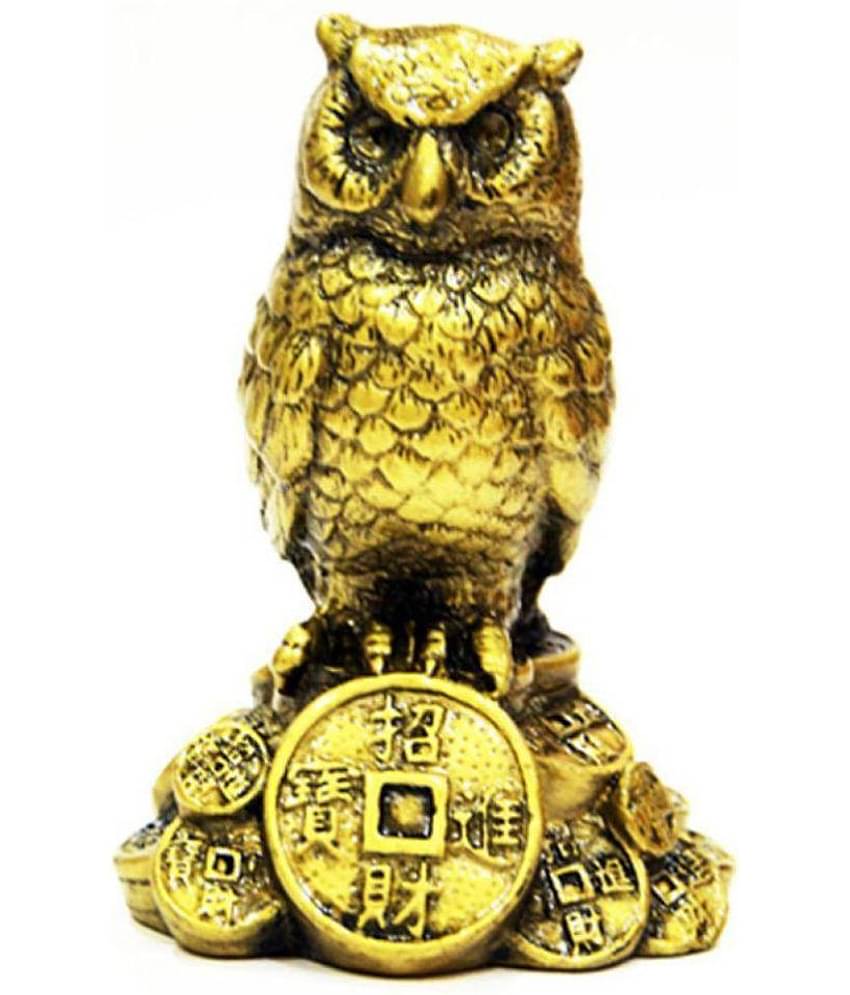 PAYSTORE Yellow Feng Shui Owl A Symbol Of Wisdom And Protection From Evil