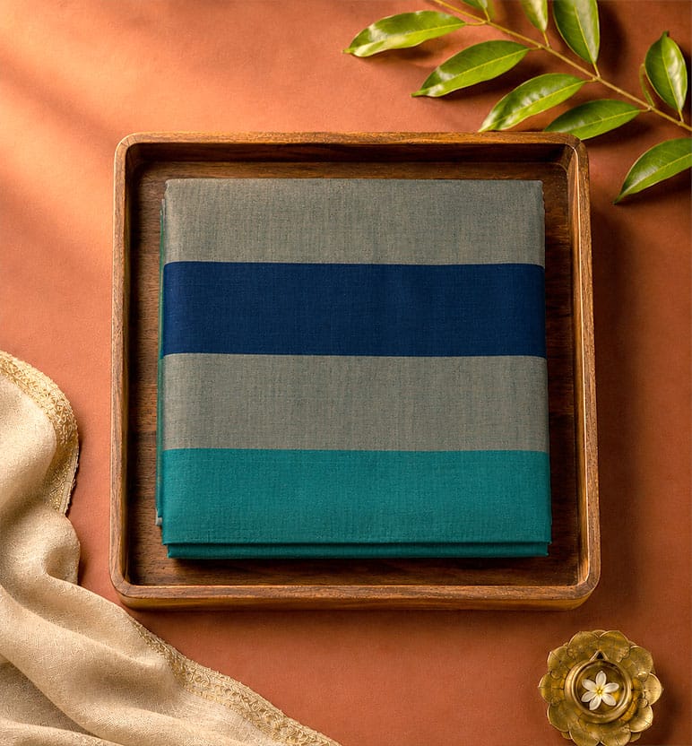 Handloom Chanderi Tissue Cotton Saree