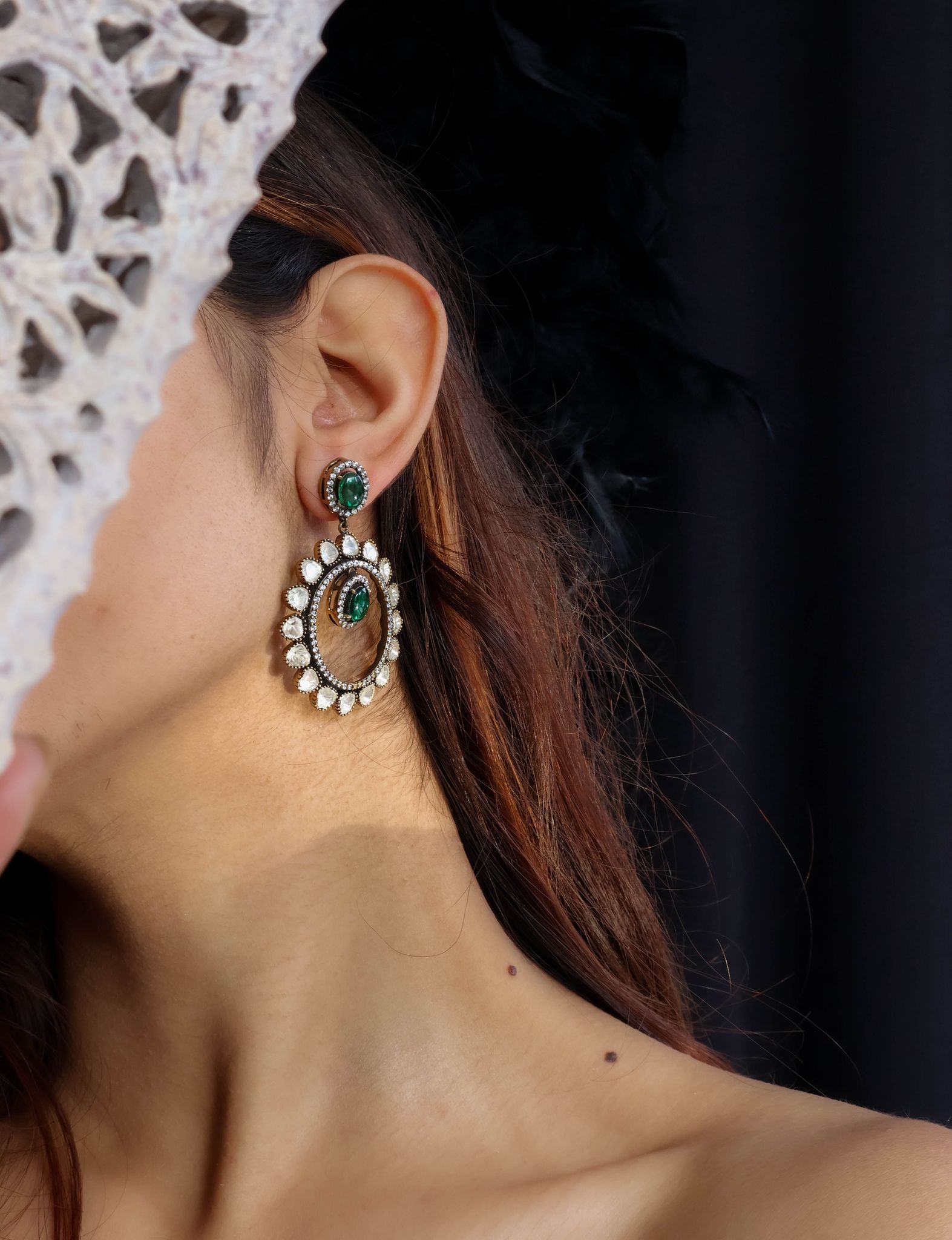 Tressa Green Earrings-Green