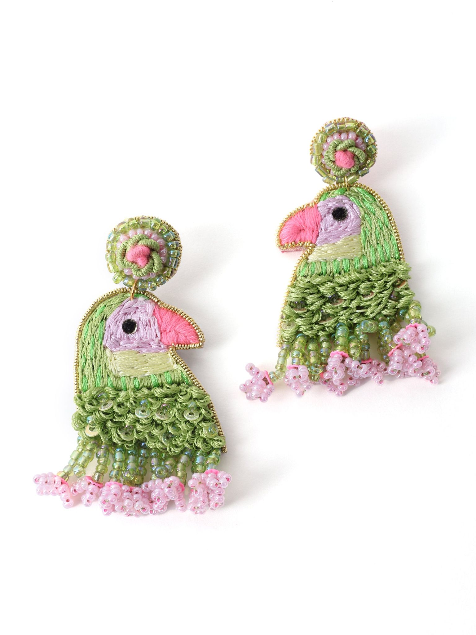 Murli Parrot Earrings