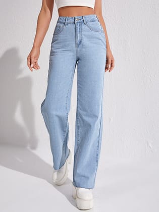 Bellbum Wide Leg Jeans Light Blue Denim-24
