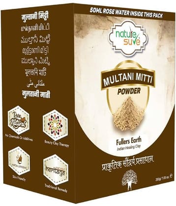 Nature Sure Multani Mitti Powder with Rose Water Powder 2 gm Pack Of 1