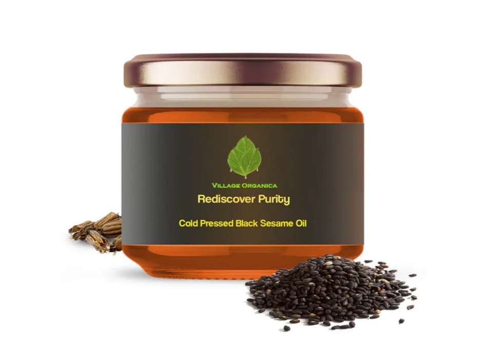 Cold Pressed Black Sesame Oil - 250 Millilitre