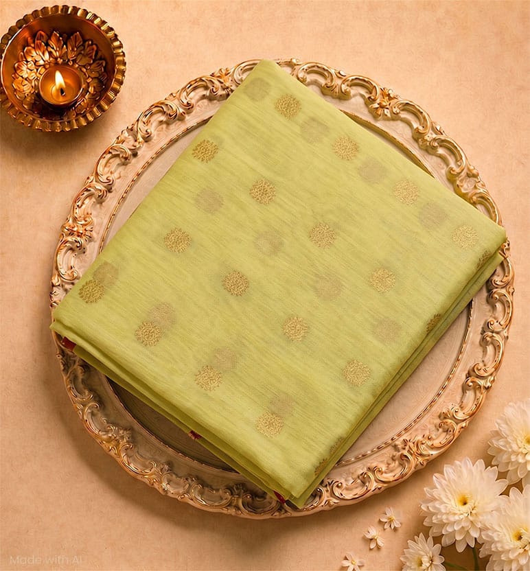 Handloom Chanderi  Silk Cotton Saree