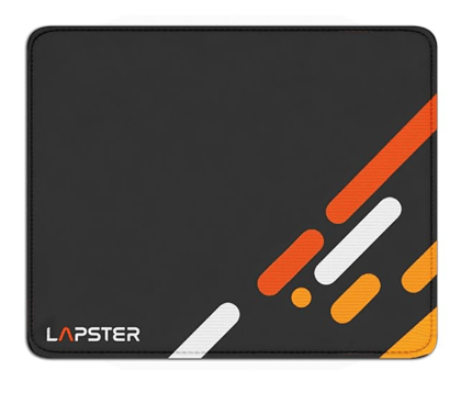 Lapster Abstract Design Gaming Mouse pad, Non-Slip Rubber Base Mouse Pad, with Antifray Stitched Embroidery Edges (220X190X3MM)(Black)