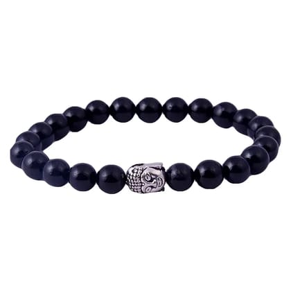 Black Turmoline Bracelet Healing and Vastu, Meditation, Protection Stylish Bracelet for Girls/Boys/Women(KI_126)  by Krishna Impex