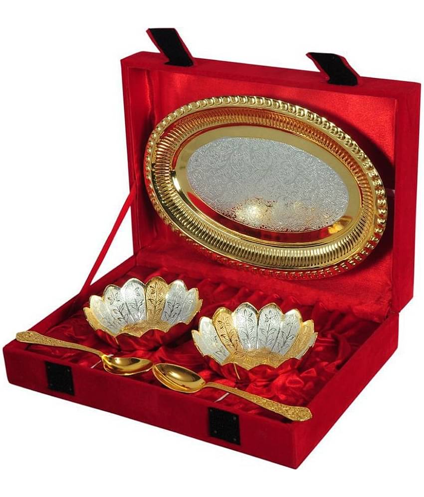 Arsalan Silverplated Gold/Silver Plated Gift Item - Pack of 5