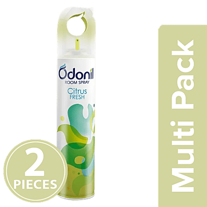 Odonil Room Air Freshener Spray - Citrus Fresh, 2 x 220 ml Multipack