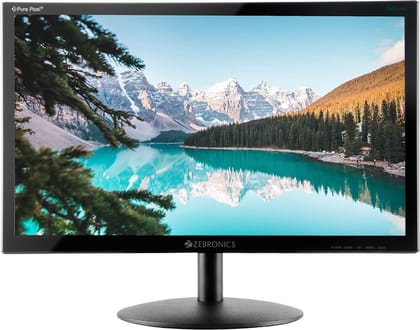 Zebronics V19HD 18.5inch (46.99 Cm) Led Monitor with Supporting Hdmi, Vga Input, Hd 1366 X 768 Pixels- Black