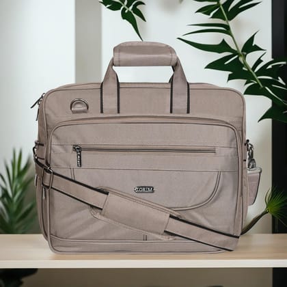 LOREM Faux Leather 28L Laptop Messenger Bag For Men