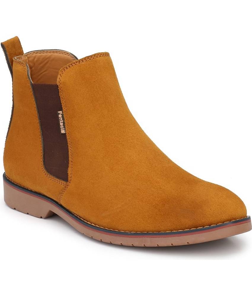 Fentacia - Tan Men's Boots