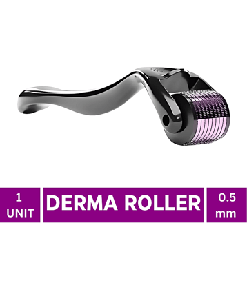 Derma Roller for Hair Growth | 0.5mm Titanium Alloy 540 Micro Needles | Activates Hair Follicles | Safe & Effective