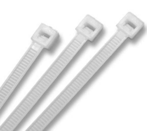 200 mm White Nylon Cable Tie PACK OF 100 PCS