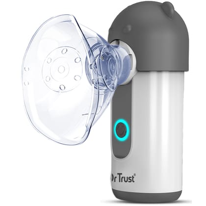 Dr Trust USA Portable Rechargeable Mesh Nebulizer Machine For Kids & Adults, Cool Mist Device Effective for Respiratory Infections 411