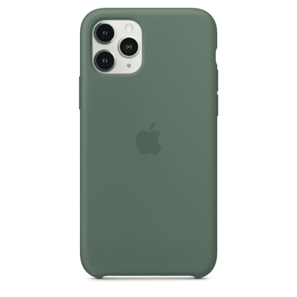 Premium Silicone Cover - Green-iPhone 11 Pro Max