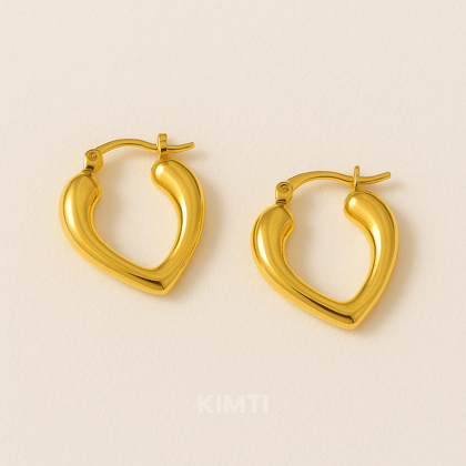 Golden Antique Hoops Anti Tarnish Earring